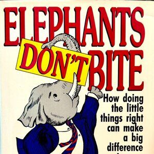 ELEPHANTS DON'T BITE Vernon Crawford Personal Growth~Etiquette~Communication HC